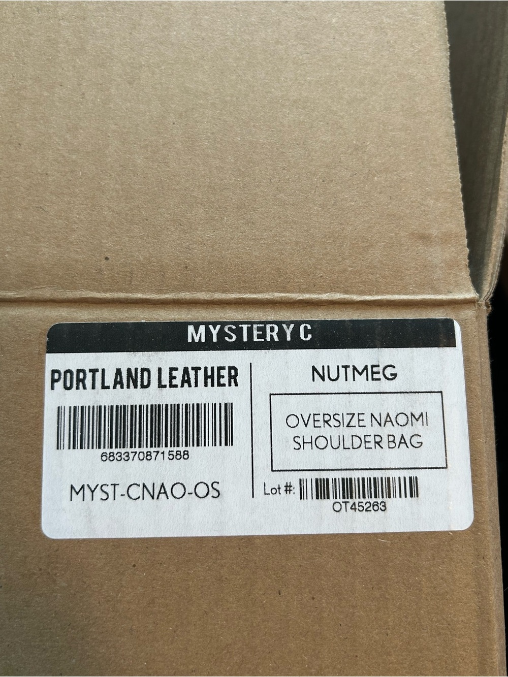 Portland Learher Oversized Naomi in Nutmeg - Picture 5 of 5